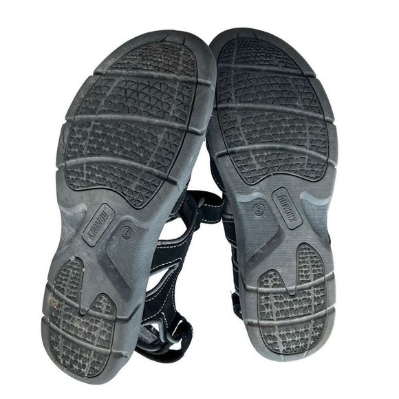 Khombu Women's Black Gray Adjustable Strap River Walk Hiking Sandals Size 9M - Picture 5 of 13